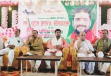 लालगंज शगुन मैरिज हाल में नवनियुक्त जिला अध्यक्ष सूरज प्रकाश श्रीवास्तव का भव्य स्वागत समारोह का किया गया आयोजित