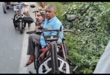 विकलांगों को किया गया 30 इलेक्ट्रिक तीन पहिया मोटरसाइकिल वितरण