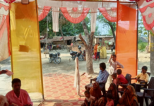 मेरी माटी मेरे देश के साथ विभिन्न मंदिरों में देवी गीत जगराता कार्यक्रम आयोजित किया गया