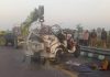 आजमगढ़ पूर्वांचल एक्सप्रेसवे पर भीषण सड़क हादसा एक व्यक्ति की मौत पांच घायल