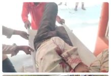 अनियंत्रित बोलेरो खाई में गिरी, 5 लोग हुए घायल