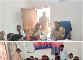 14 अप्रैल के मद्देनजर को देखते हुए माहुल चौकी इंचार्ज के अध्यक्षता में हुई मीटिंग