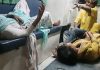 सड़क दुर्घटना में तीन भाई बहन बुरी तरह से घायल