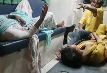सड़क दुर्घटना में तीन भाई बहन बुरी तरह से घायल