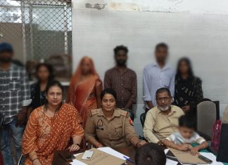 आपसी मतभेद की वजह से अलग हुए 08 परिवार की मध्यस्थता के माध्यम से विदाई कराई गई