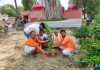 पौधारोपण कर मनाया मंत्री नंदी का पुनर्प्राप्ति जन्मदिन