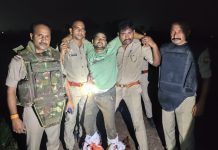 दादा पोते का हथियारोपी 50 हजार का इनामी पुलिस मुठभेड़ में गिरफ्तार
