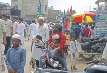 जश्ने ईद मिलादुन्नबी पर निकला भव्य जुलूस, जगह-जगह हुआ स्वागत