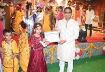 मध्य रात्रि में गुंजा जय श्री कृष्णा भक्ति में डूबा पुलिस लाइन परिसर
