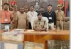 जन सेवा केंद्र संचालक ने ग्रामीणों के खाते में से धोखे से उड़ाये रुपये ,पुलिस और साइबर सेल की संयुक्त कार्रवाई से नकदी और फर्जी दस्तावेज बरामद