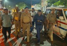 गणेश विसर्जन शोभायात्रा को लेकर दोस्तपुर मे पुलिस प्रसाशन रहा अलर्ट