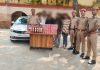 कार में छिपाकर ले जा रहे थे शराब, नन्दगंज पुलिस ने चार आरोपियों को किया गिरफ्तार