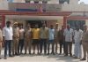 सड़क जाम और पुलिस से धक्का-मुक्की के मामले में आठ गिरफ्तार