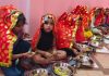 महा नवमी पर भक्तों ने नौ कन्याओं की पूजा कर लिया आशीर्वाद
