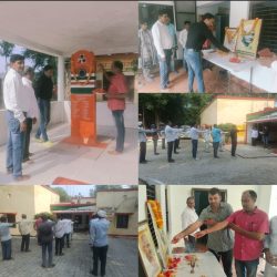 अखंड नगर में हर्षोल्लास के साथ मनाई गई गांधी जयंती, विकासखंड कार्यालय और सीएचसी में हुआ ध्वजारोहण