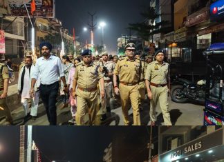 सुल्तानपुर मे दुर्गा प्रतिमा विसर्जन को लेकर सुरक्षा व्यवस्था की जानकारी लेने पहुँचे एडीजी प्रवीण कुमार