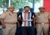 हर्षित सिंह के पास से अवैध तमंचा और जिंदा कारतूस बरामद